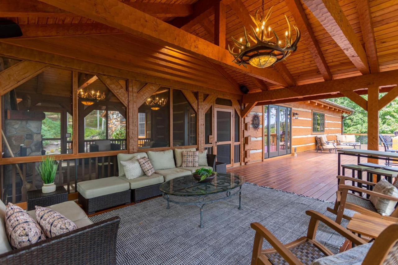 Вилла Matney Ridge Estate Баннер-Элк Экстерьер фото