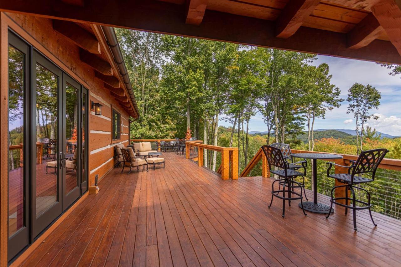 Вилла Matney Ridge Estate Баннер-Элк Экстерьер фото